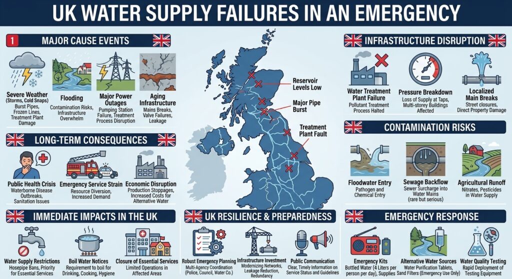 UK water supply failures in the UK